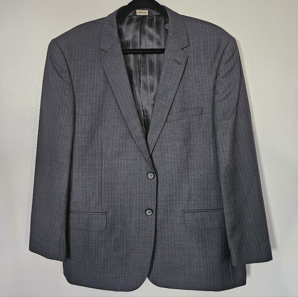 GIORGIO Cosani Gray Suit Jacket Sport Coat Luxury Wool Cashmere, 46S